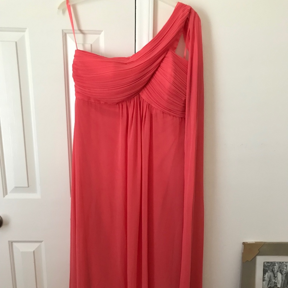 Coral color Bridesmaid Dress Size 12-14
